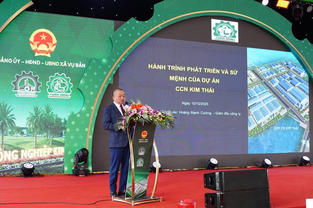 Ninh Bình: Khởi công cụm công nghiệp Kim Thái, tạo một hệ sinh thái công nghiệp xanh- Ảnh 2. Ninh Bình: Khởi công cụm công nghiệp Kim Thái, tạo một hệ sinh thái công nghiệp xanh- Ảnh 2.