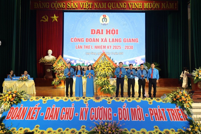 Đại hội Công đoàn xã Lạng Giang lần thứ I, nhiệm kỳ 2025-2030- Ảnh 2.