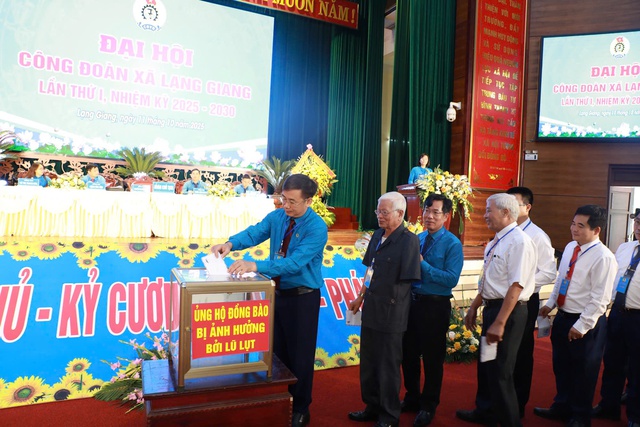 Đại hội Công đoàn xã Lạng Giang lần thứ I, nhiệm kỳ 2025-2030- Ảnh 4.