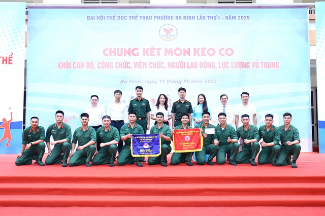 Phường Ba Đình: Khai mạc Đại hội Thể dục thể thao lần thứ I - năm 2025- Ảnh 6. Phường Ba Đình: Khai mạc Đại hội Thể dục thể thao lần thứ I - năm 2025- Ảnh 6.
