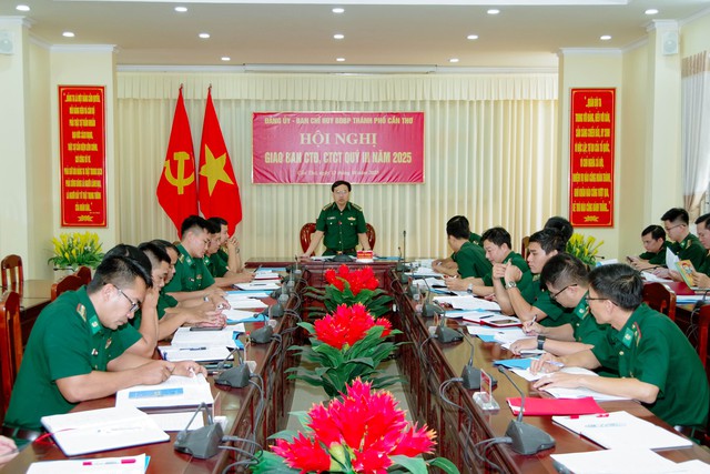 BĐBP TP Cần Thơ giao ban công tác Đảng, công tác chính trị quý III năm 2025- Ảnh 2. BĐBP TP Cần Thơ giao ban công tác Đảng, công tác chính trị quý III năm 2025- Ảnh 2.