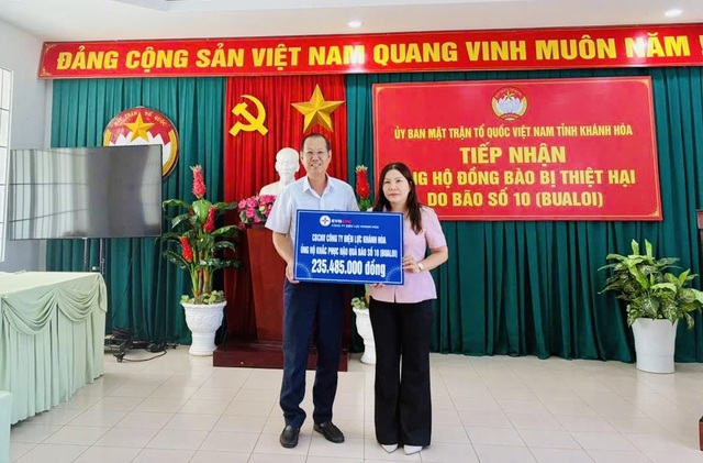 EVNCPC ủng hộ hơn 5,1 tỷ đồng đồng bào vùng bão lũ và nhân dân Cuba- Ảnh 1. EVNCPC ủng hộ hơn 5,1 tỷ đồng đồng bào vùng bão lũ và nhân dân Cuba- Ảnh 1.