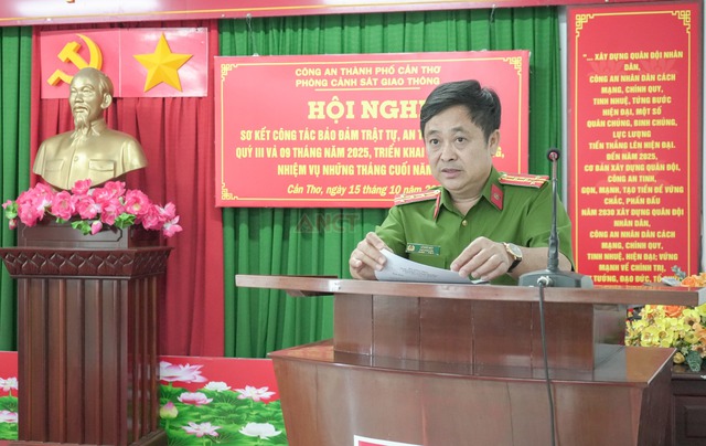 Cần Thơ: Sơ kết công tác bảo đảm trật tự, an toàn giao Quý III và 9 tháng năm 2025- Ảnh 3. Cần Thơ: Sơ kết công tác bảo đảm trật tự, an toàn giao Quý III và 9 tháng năm 2025- Ảnh 3.
