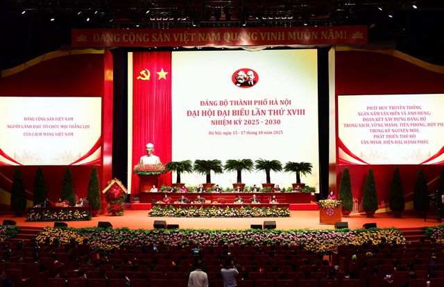 Hà Nội: 10 nhiệm vụ trọng tâm đưa Nghị quyết Đại hội XVIII của Thành phố vào cuộc sống- Ảnh 4. Hà Nội: 10 nhiệm vụ trọng tâm đưa Nghị quyết Đại hội XVIII của Thành phố vào cuộc sống- Ảnh 4.