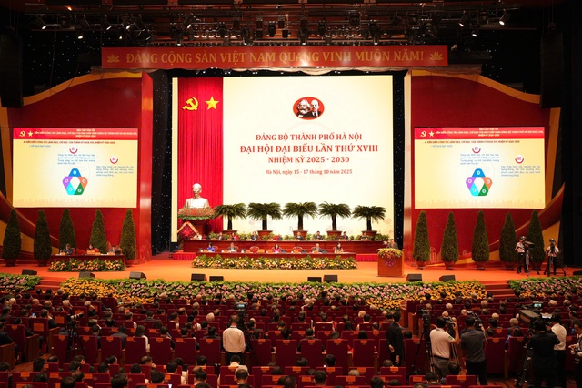 17 đại biểu được bầu Ban Thường vụ Thành ủy Hà Nội khóa XVIII- Ảnh 1.
