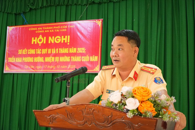 Cần Thơ: Công an xã Tài Văn và phường Mỹ Xuyên sơ kết công tác quý III và 9 tháng năm 2025- Ảnh 4. Cần Thơ: Công an xã Tài Văn và phường Mỹ Xuyên sơ kết công tác quý III và 9 tháng năm 2025- Ảnh 4.