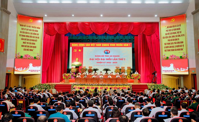 Khại mạc phiên trù bị Đại hội đại biểu Đảng bộ tỉnh An Giang lần thứ I, nhiệm kỳ 2025-2030- Ảnh 1.