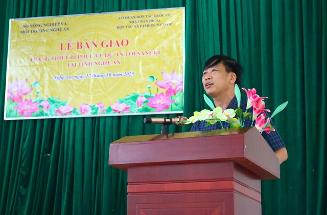 JICA bàn giao thiết bị nông nghiệp cho xã người Mông ở Nghệ An- Ảnh 6. JICA bàn giao thiết bị nông nghiệp cho xã người Mông ở Nghệ An- Ảnh 6.