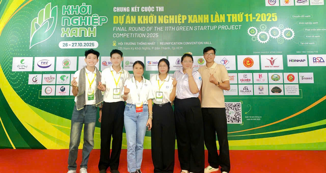 Chung kết cuộc thi Khởi nghiệp Xanh năm 2025: Bài học về nghị lực khởi nghiệp của nhóm sinh viên- Ảnh 1. Chung kết cuộc thi Khởi nghiệp Xanh năm 2025: Bài học về nghị lực khởi nghiệp của nhóm sinh viên- Ảnh 1.