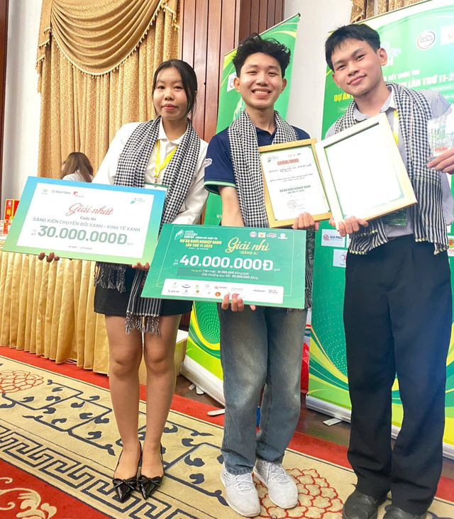 Chung kết cuộc thi Khởi nghiệp Xanh năm 2025: Bài học về nghị lực khởi nghiệp của nhóm sinh viên- Ảnh 2. Chung kết cuộc thi Khởi nghiệp Xanh năm 2025: Bài học về nghị lực khởi nghiệp của nhóm sinh viên- Ảnh 2.