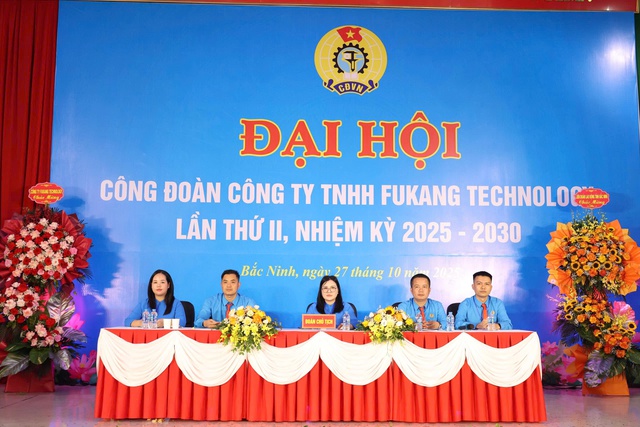 Bắc Ninh: Đại hội Công đoàn Công ty TNHH Fukang Technology nhiệm kỳ 2025-2030- Ảnh 3. Bắc Ninh: Đại hội Công đoàn Công ty TNHH Fukang Technology nhiệm kỳ 2025-2030- Ảnh 3.