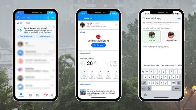 Thông báo khẩn: Người dân ở những khu vực mưa lớn và lũ lụt mở Zalo và cập nhật càng sớm càng tốt- Ảnh 1. Thông báo khẩn: Người dân ở những khu vực mưa lớn và lũ lụt mở Zalo và cập nhật càng sớm càng tốt- Ảnh 1.