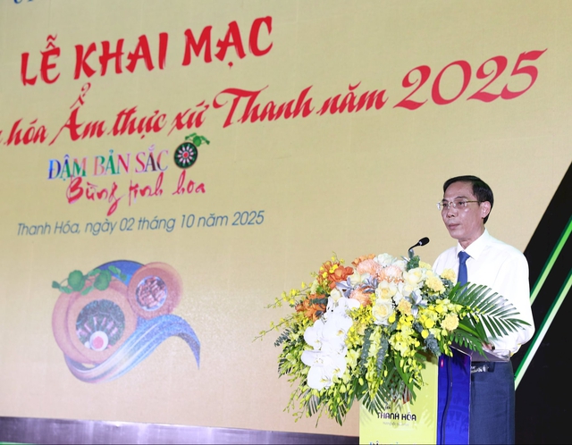 Khai mạc Liên hoan Văn hóa ẩm thực xứ Thanh năm 2025: “Đậm bản sắc - Bừng tinh hoa”- Ảnh 5.