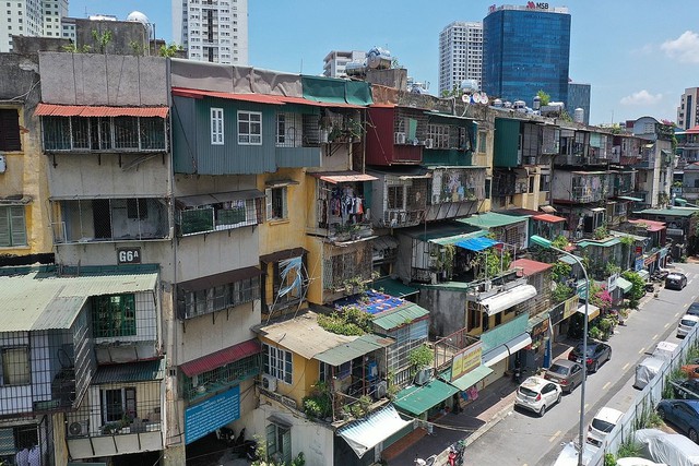 Hà Nội: Giá nhà tập thể cũ lập mặt bằng mới- Ảnh 1.