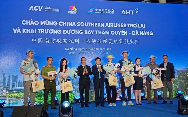 Hãng hàng không China Southern Airlines trở lại cùng đường bay Thâm Quyến – Đà Nẵng- Ảnh 2.