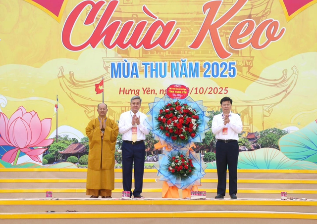 Hưng Yên: Khai mạc lễ hội Chùa Keo mùa thu năm 2025- Ảnh 3. Hưng Yên: Khai mạc lễ hội Chùa Keo mùa thu năm 2025- Ảnh 3.