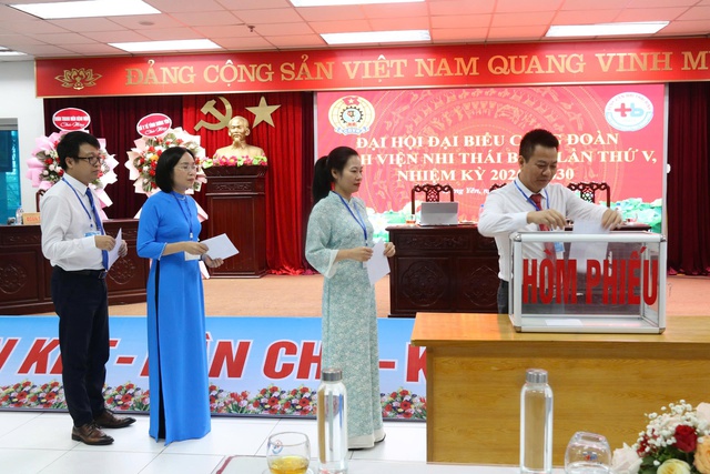 Đại hội đại biểu Công đoàn Bệnh viện Nhi Thái Bình lần thứ V, nhiệm kỳ (2025 - 2030)- Ảnh 2. Đại hội đại biểu Công đoàn Bệnh viện Nhi Thái Bình lần thứ V, nhiệm kỳ (2025 - 2030)- Ảnh 2.