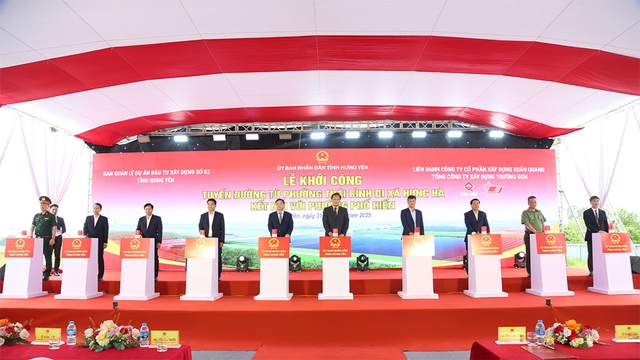 Hưng Yên: Khởi công tuyến đường từ phường Thái Bình đi xã Hưng Hà kết nối phường Phố Hiến- Ảnh 2. Hưng Yên: Khởi công tuyến đường từ phường Thái Bình đi xã Hưng Hà kết nối phường Phố Hiến- Ảnh 2.