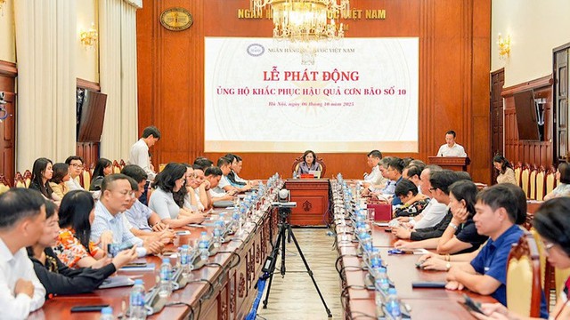 Ngân hàng Nhà nước: Phát động ủng hộ đồng bào khắc phục thiệt hại do bão số 10 gây ra- Ảnh 1.