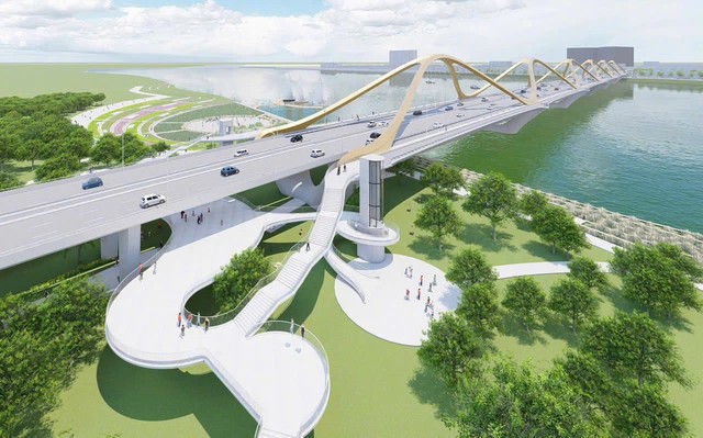 Hà Nội: Khởi công xây dựng cầu Trần Hưng Đạo với kiến trúc vòm thép mang biểu tượng “vô cực”- Ảnh 3. Hà Nội: Khởi công xây dựng cầu Trần Hưng Đạo với kiến trúc vòm thép mang biểu tượng “vô cực”- Ảnh 3.