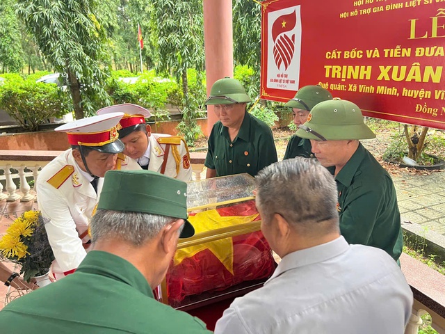 Hội Hỗ trợ gia đình Liệt sĩ Việt Nam: Đưa hài cốt Liệt sĩ Trịnh Xuân Nguyên về quê hương sau hơn nửa thế kỷ- Ảnh 3. Hội Hỗ trợ gia đình Liệt sĩ Việt Nam: Đưa hài cốt Liệt sĩ Trịnh Xuân Nguyên về quê hương sau hơn nửa thế kỷ- Ảnh 3.