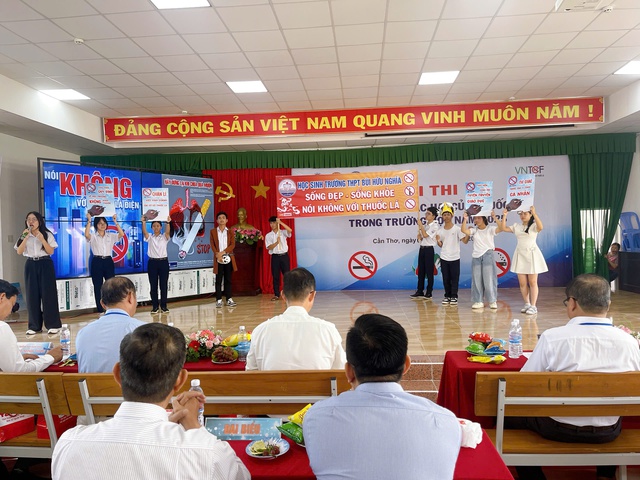 TP Cần Thơ: Hội thi Phòng chống tác hại của thuốc lá trong trường học năm 2025- Ảnh 3.