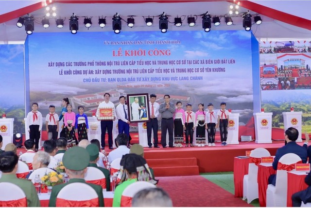 Khởi công 72 trường nội trú liên cấp: Bước triển khai mang tính hệ thống, nâng tầm giáo dục vùng biên- Ảnh 5.