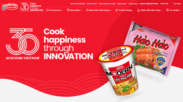 ACECOOK Việt Nam ra mắt website mới nhân dịp kỷ niệm 30 năm ngày bán hàng đầu tiên- Ảnh 2.