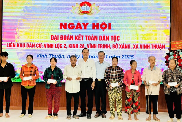 An Giang: Liên khu dân cư xã Vĩnh Thuận tổ chức Ngày hội Đại đoàn kết toàn dân tộc- Ảnh 5.