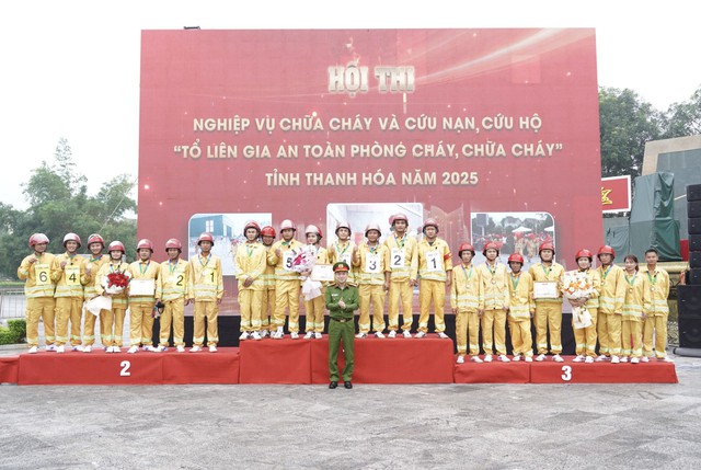 Thanh Hóa: Hơn 200 thành viên Tổ liên gia an toàn PCCC thi tài nghiệp vụ năm 2025- Ảnh 5.
