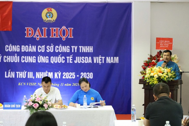 Dấu ấn Đại hội Công đoàn Công ty JUSDA Việt Nam nhiệm kỳ 2025 - 2030- Ảnh 2. Dấu ấn Đại hội Công đoàn Công ty JUSDA Việt Nam nhiệm kỳ 2025 - 2030- Ảnh 2.