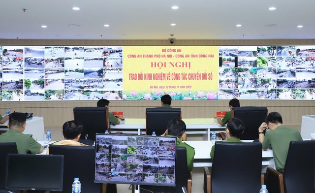 Công an tỉnh Đồng Nai khảo sát mô hình chuyển đổi số tại Công an TP. Hà Nội- Ảnh 1.