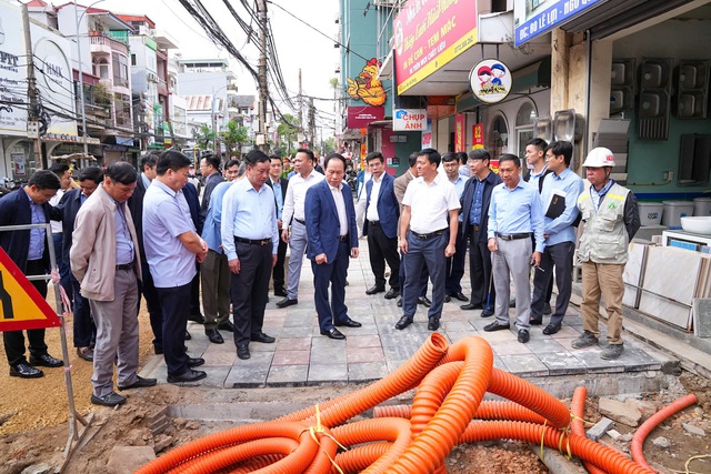 TP Hải Phòng: Kiểm tra tiến độ thực hiện dự án phát triển thành phố thích ứng với biến đổi khí hậu- Ảnh 2. TP Hải Phòng: Kiểm tra tiến độ thực hiện dự án phát triển thành phố thích ứng với biến đổi khí hậu- Ảnh 2.