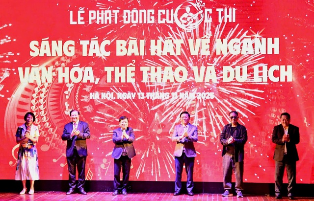 Phát động Cuộc thi sáng tác bài hát về ngành Văn hóa, Thể thao và Du lịch năm 2025- Ảnh 1.