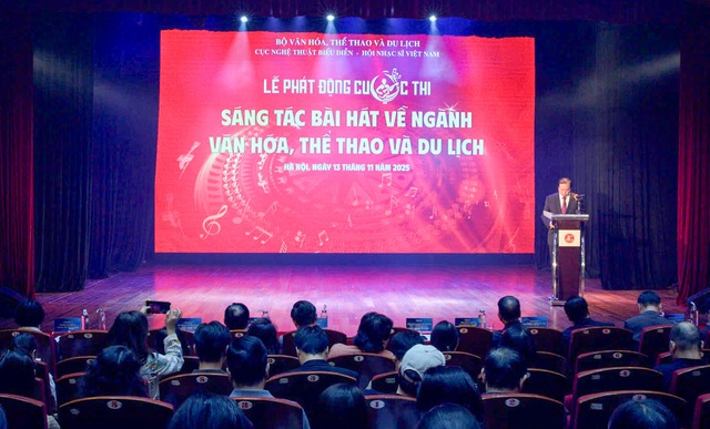 Phát động Cuộc thi sáng tác bài hát về ngành Văn hóa, Thể thao và Du lịch năm 2025- Ảnh 3.