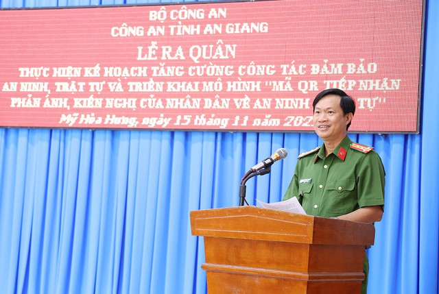 Công an tỉnh An Giang triển khai mô hình mã QR - tiếp nhận phản ánh, kiến nghị về ANTT- Ảnh 1. Công an tỉnh An Giang triển khai mô hình mã QR - tiếp nhận phản ánh, kiến nghị về ANTT- Ảnh 1.