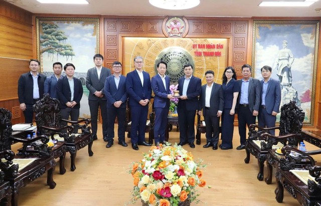 Lãnh đạo tỉnh Thanh Hóa làm việc với Tập đoàn Sumitomo về dự án KCN Thăng Long- Ảnh 2. Lãnh đạo tỉnh Thanh Hóa làm việc với Tập đoàn Sumitomo về dự án KCN Thăng Long- Ảnh 2.