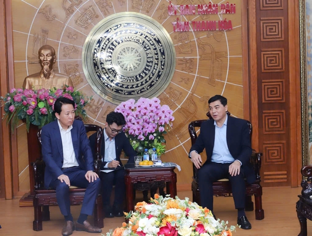 Lãnh đạo tỉnh Thanh Hóa làm việc với Tập đoàn Sumitomo về dự án KCN Thăng Long- Ảnh 1. Lãnh đạo tỉnh Thanh Hóa làm việc với Tập đoàn Sumitomo về dự án KCN Thăng Long- Ảnh 1.