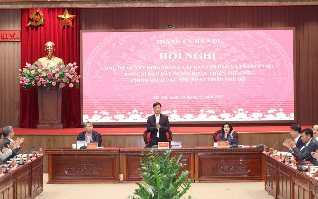 Hà Nội lập 2 Ban Chỉ đạo xây dựng, hoàn thiện thể chế, chính sách đặc thù phát triển Thủ đô- Ảnh 1. Hà Nội lập 2 Ban Chỉ đạo xây dựng, hoàn thiện thể chế, chính sách đặc thù phát triển Thủ đô- Ảnh 1.