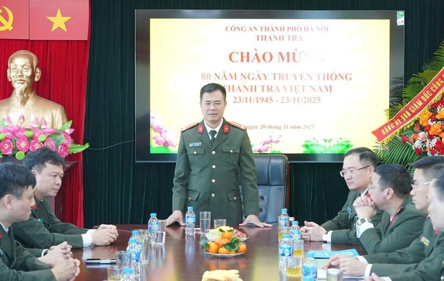 Hà Nội: Xây dựng lực lượng Thanh tra CATP ngày càng trong sạch, vững mạnh- Ảnh 1.