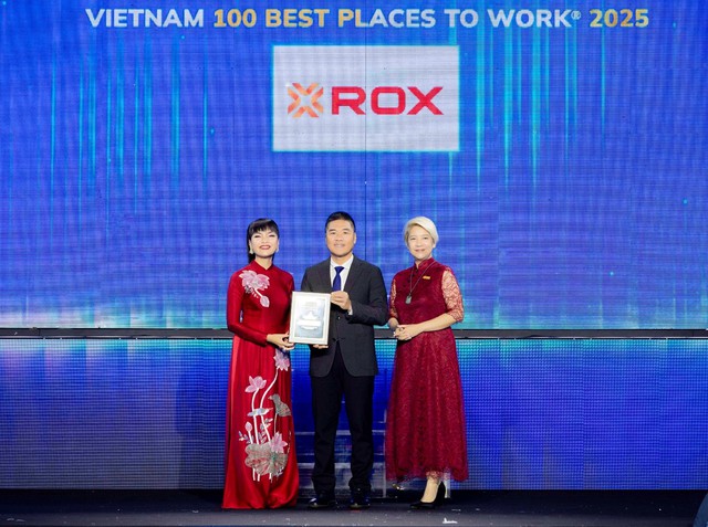 ROX Group đạt danh hiệu “Nơi làm việc tốt nhất Việt Nam” năm thứ ba liên tiếp- Ảnh 1. ROX Group đạt danh hiệu “Nơi làm việc tốt nhất Việt Nam” năm thứ ba liên tiếp- Ảnh 1.