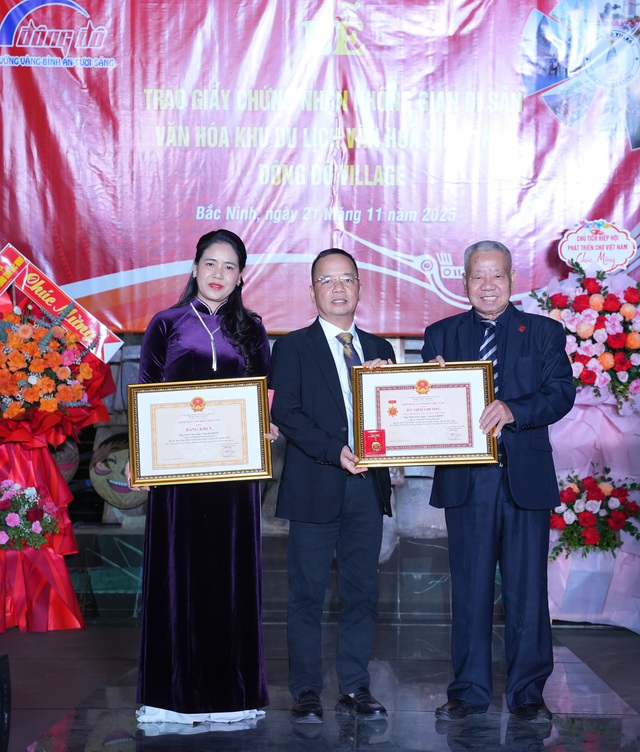 Bắc Ninh: Trao chứng nhận “Không gian Di sản Văn hóa” cho Khu du lịch Đông Đô Village- Ảnh 1. Bắc Ninh: Trao chứng nhận “Không gian Di sản Văn hóa” cho Khu du lịch Đông Đô Village- Ảnh 1.