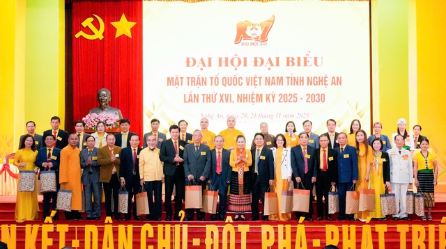 Đại hội MTTQ Nghệ An lần thứ XVI: Khơi dậy sức mạnh đại đoàn kết, hướng tới cực tăng trưởng quốc gia- Ảnh 10. Đại hội MTTQ Nghệ An lần thứ XVI: Khơi dậy sức mạnh đại đoàn kết, hướng tới cực tăng trưởng quốc gia- Ảnh 10.