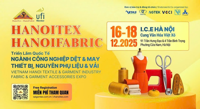 HanoiTex - HanoiFabric 2025: Nền tảng giao thương quốc tế cho doanh nghiệp dệt may- Ảnh 2. HanoiTex - HanoiFabric 2025: Nền tảng giao thương quốc tế cho doanh nghiệp dệt may- Ảnh 2.