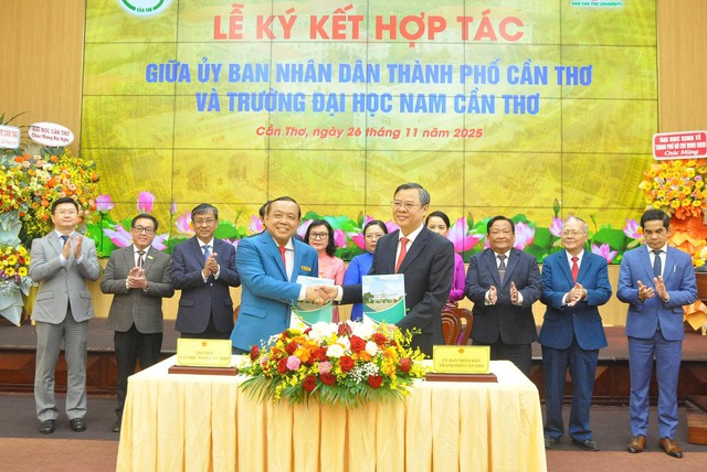 UBND TP. Cần Thơ ký kết hợp tác với 6 trường đại học- Ảnh 6. UBND TP. Cần Thơ ký kết hợp tác với 6 trường đại học- Ảnh 6.