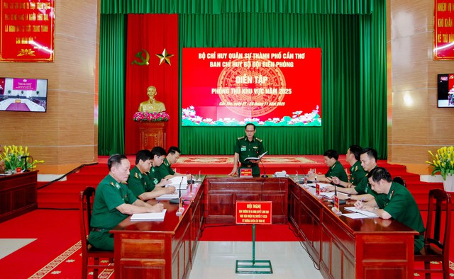 BĐBP TP. Cần Thơ khai mạc Diễn tập khu vực phòng thủ- Ảnh 1.