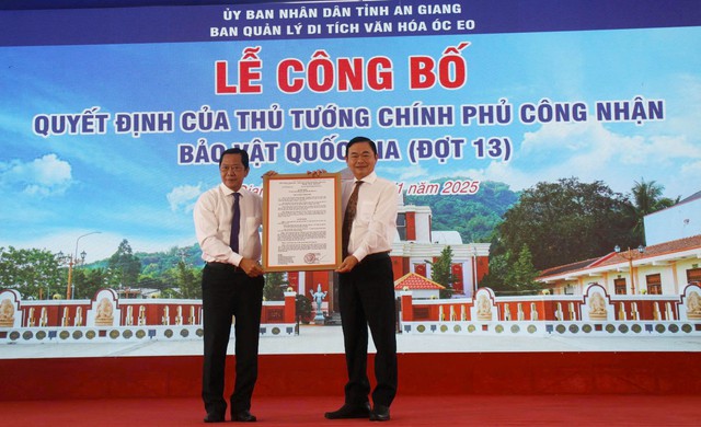 An Giang: Công bố 2 bảo vật Quốc gia thuộc Văn hoá Óc Eo- Ảnh 4.