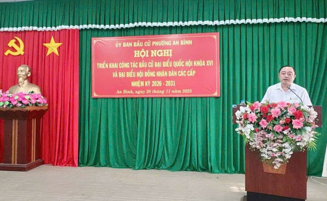 Cần Thơ: Ủy ban bầu cử phường An Bình triển khai công tác bầu cử ĐBQH khóa XVI- Ảnh 6.