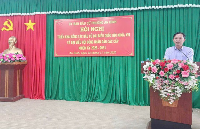 Cần Thơ: Ủy ban bầu cử phường An Bình triển khai công tác bầu cử ĐBQH khóa XVI- Ảnh 3.