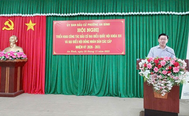 Cần Thơ: Ủy ban bầu cử phường An Bình triển khai công tác bầu cử ĐBQH khóa XVI- Ảnh 2.